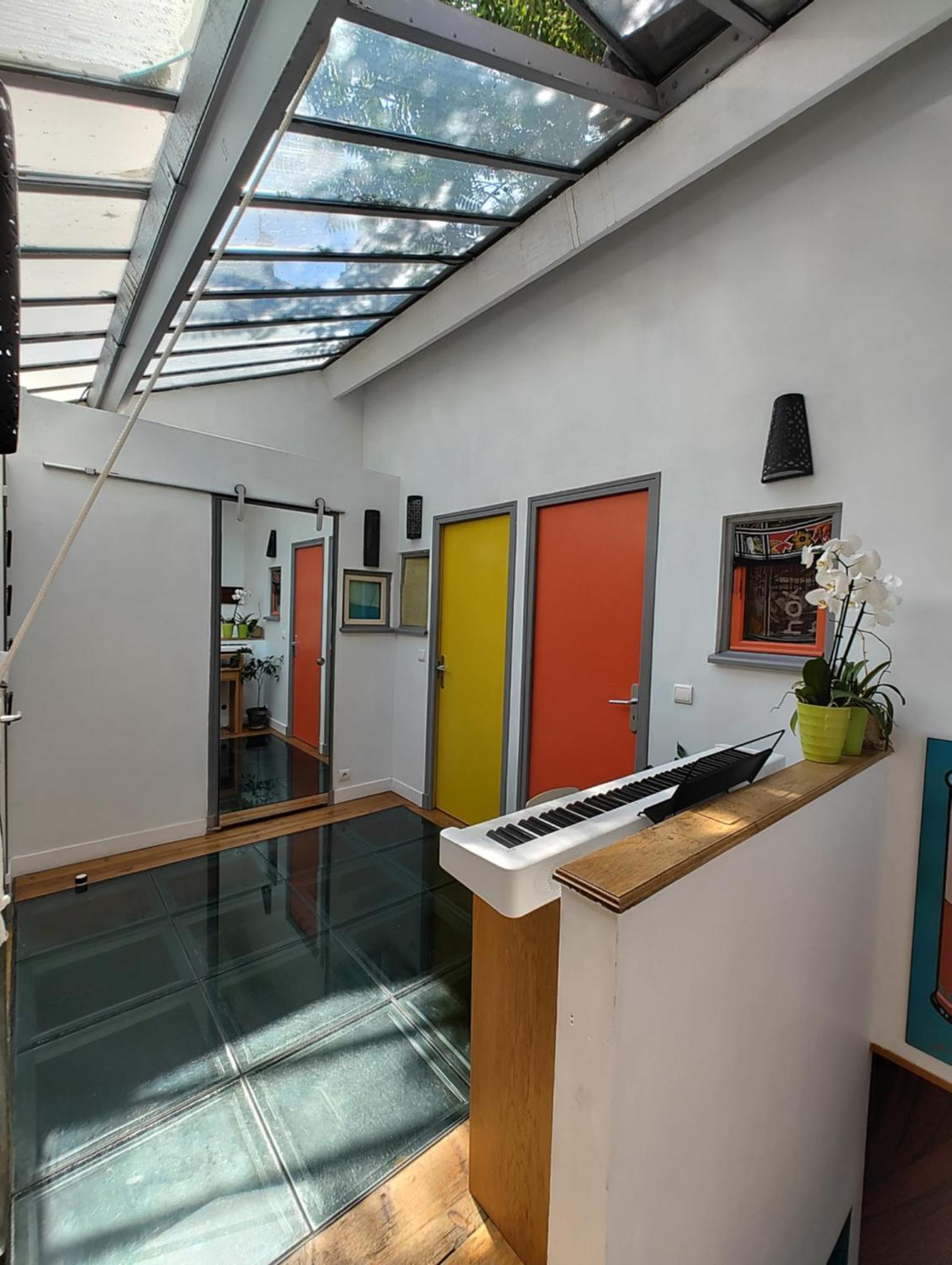 Вилла Atelier D'Artiste - Loft With Garden Center Of Париж Экстерьер фото